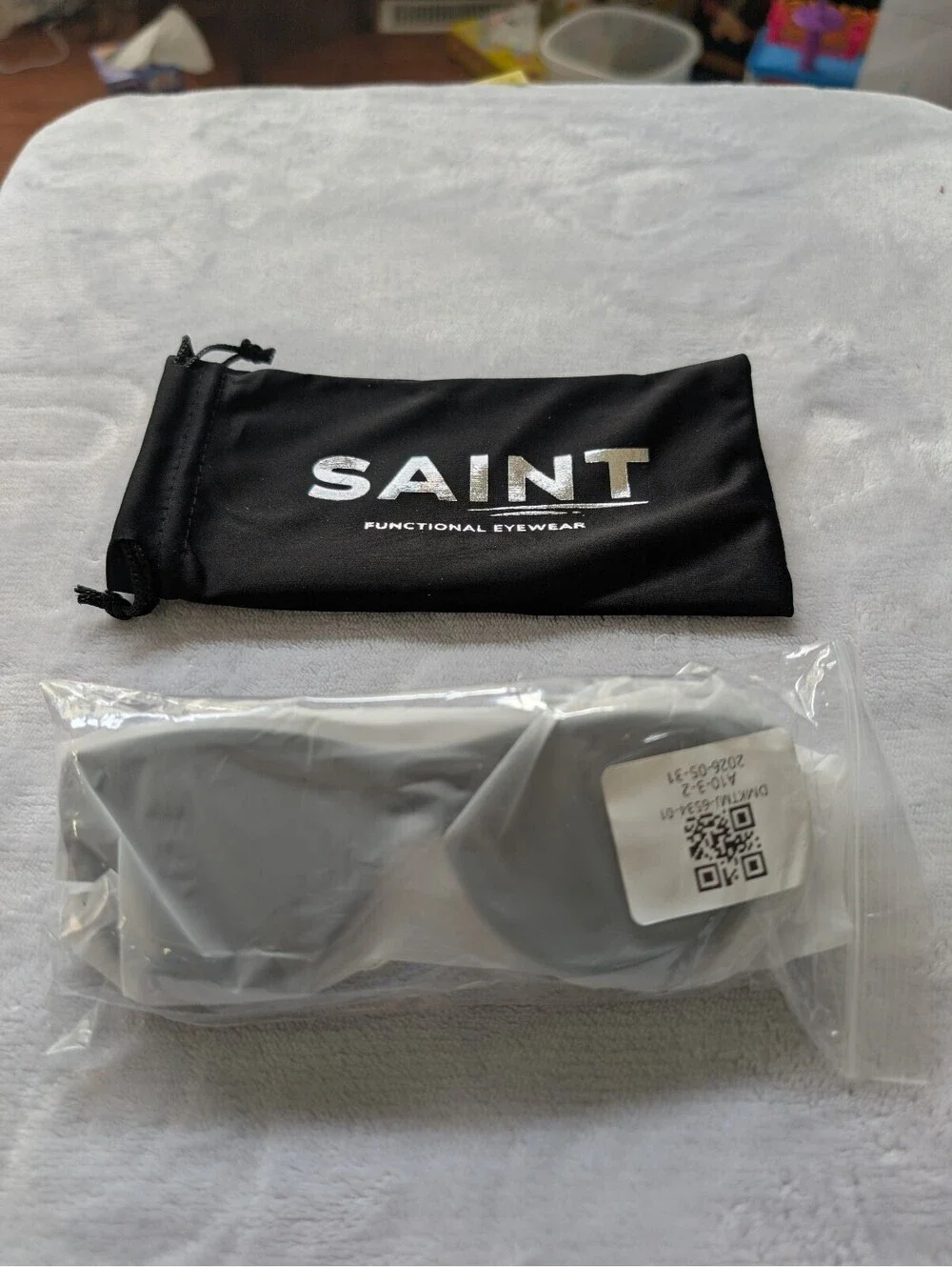 Saint Functional Eyewear Fit Over Sunglasses Frontier Black Men's NIP